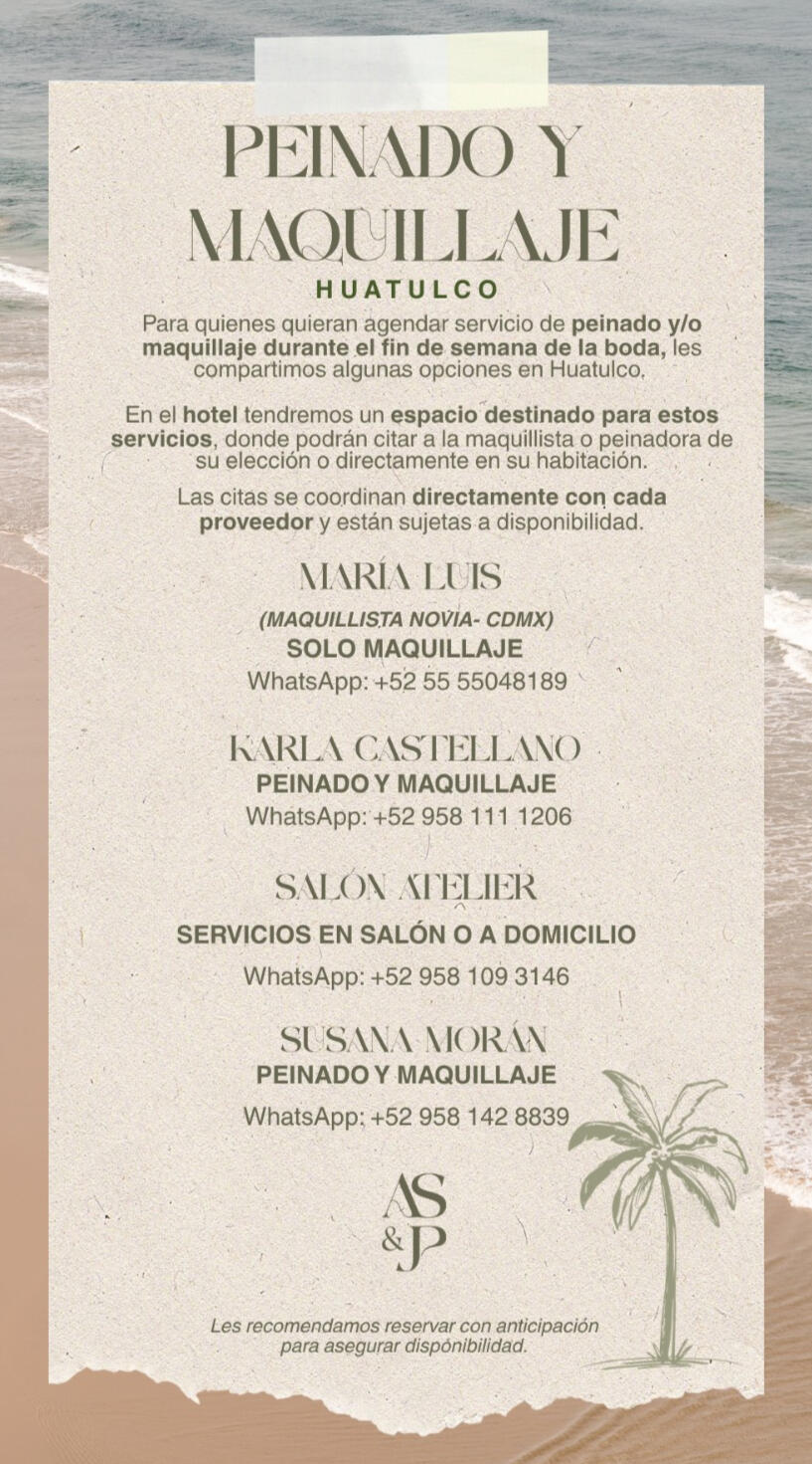 Maquillaje y Peinado